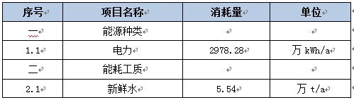 山西省某公司水库建设项目节能评估报告案例